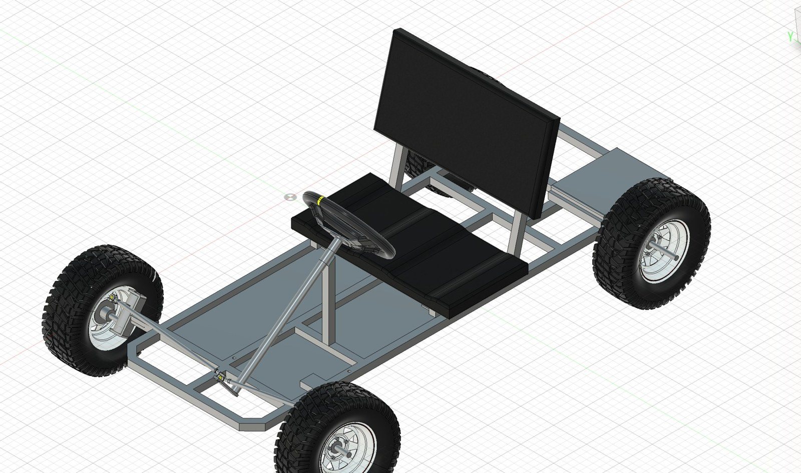 GoKartFinalAssembly v20 — isometric