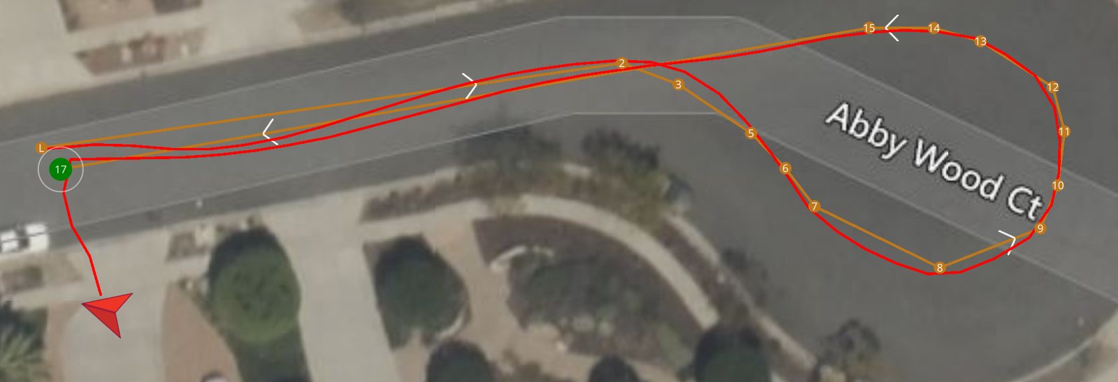 GPS waypoint mission