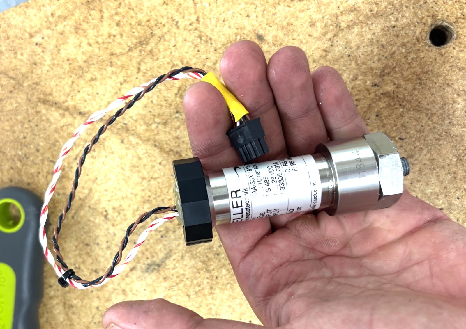 Keller depth sensor